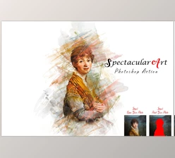 Download Spectacular Art Photoshop Action