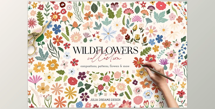 Download Wildflowers Collection CreativeMarket - 6635876