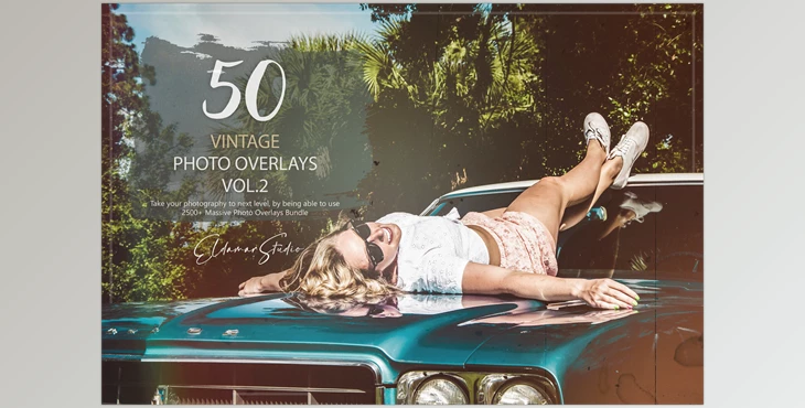 Download 50 Vintage Photo Overlays – Vol. 2
