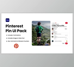 Download Pinterest Pin UI Pack (Videohive 37421382) - AE Project
