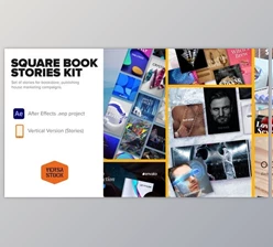 Download Vertical Square Book Marketing Stories (Videohive 37685106) - AE Project