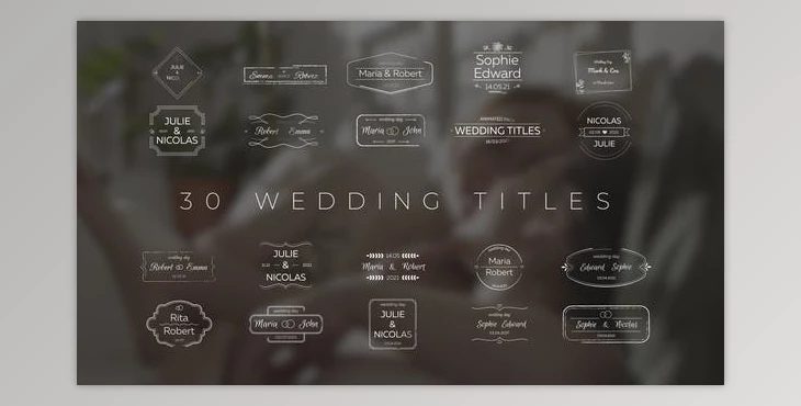 Download Wedding Titles MOGRT (VideoHive 37448532)