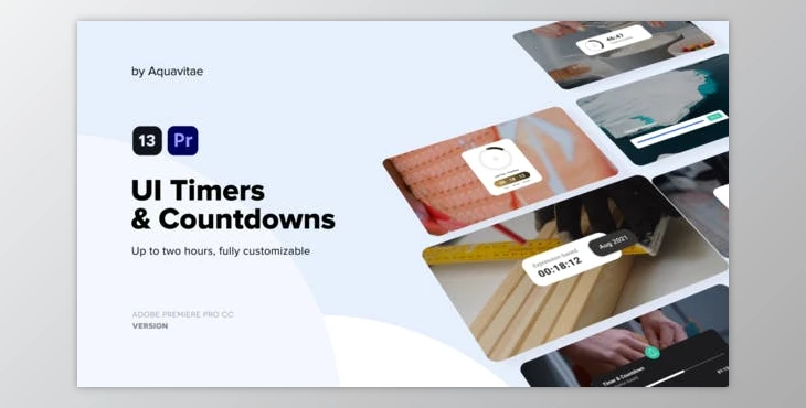 Download UI Timers & Countdowns l MOGRT for Premiere Pro (VideoHive 37499786)