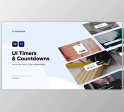 Download UI Timers & Countdowns l MOGRT for Premiere Pro (VideoHive 37499786)