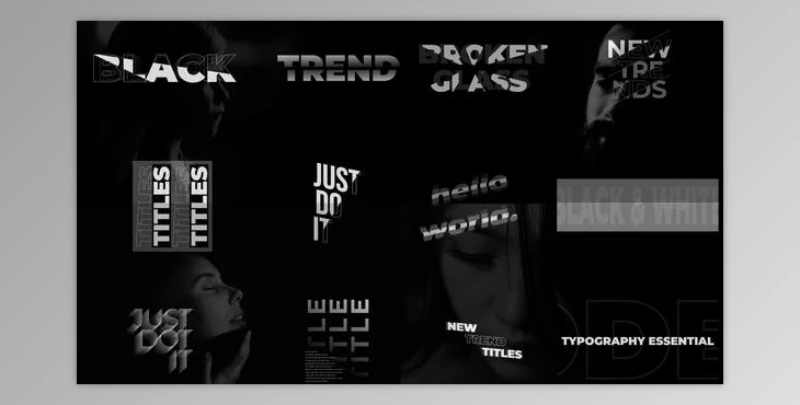 Download Typography Titles | Premiere Pro Templates (VideoHive 37519810) - PR Project