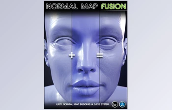 Download Normal Map <span class='badge badge-warning'>Fusion</span> for Daz Studio 4.20