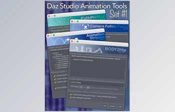 Download <span class='badge badge-warning'>4</span> Animation Tools for Daz Studio 4.20 – Set 1