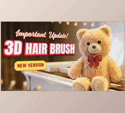 Blender - Download Blender Addon | 3D Hair Brush v4.7.3