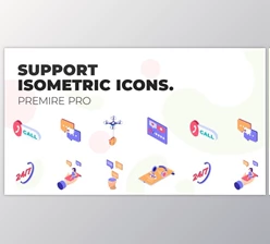 Download Technical Support – MOGRT Isometric Icons (VideoHive 37500699)