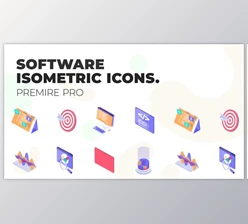 Download Software Programming – MOGRT Isometric Icons (VideoHive 37500696)