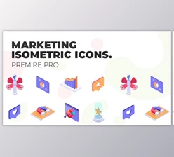 Download Social Media Marketing – MOGRT Isometric Icons (VideoHive 37500692)