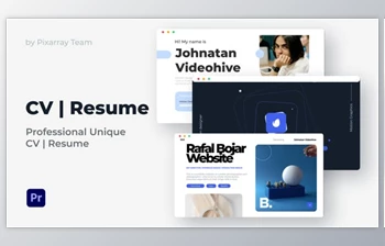 Download Resume <span class='badge badge-warning'>Portfolio</span> CV Presentation – Mogrt (VideoHive 37559380)