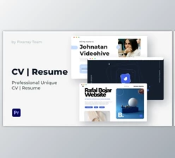 Download Resume Portfolio CV Presentation – Mogrt (VideoHive 37559380)