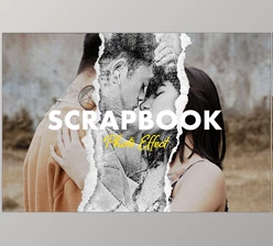 Download Scrapbook Photo Effect CreativeMarket - 7190962