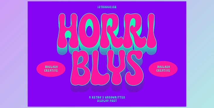 Download Horriblys Decorative Display Font