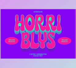 Download Horriblys Decorative Display Font
