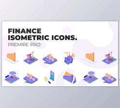 Download Finance – MOGRT Isometric Icons (VideoHive 37500673)