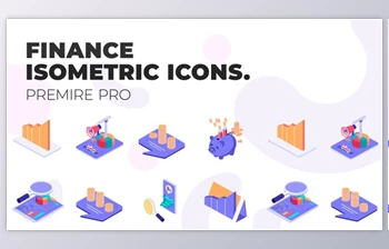 Download Finance – MOGRT <span class='badge badge-warning'>Isometric</span> Icons (VideoHive 37500673)
