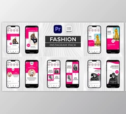 Download Fashion Instagram Pack for Premiere Pro (VideoHive 37507362)