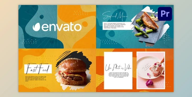 Download Food Promo Scenes | Premiere Pro MOGRT (VideoHive 37517861)