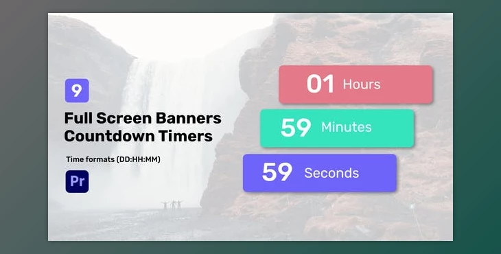 Download Full Screen Banners Countdown Timers for Premiere Pro (VideoHive 37497065)