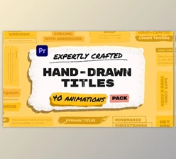 Download Hand Drawn Brush Titles Pack (VideoHive 37507429)