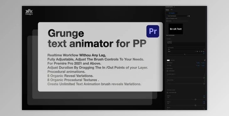 Download Grunge Text Animator For Premiere Pro MOGRT (VideoHive 37491912)