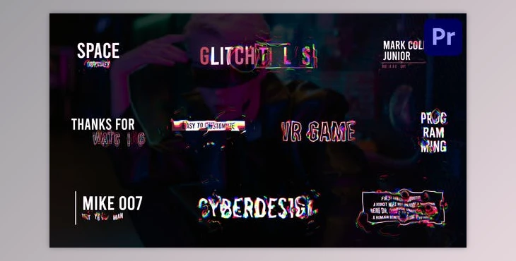 Download Glitch Liquid Titles | Premiere Pro (VideoHive 37521439)