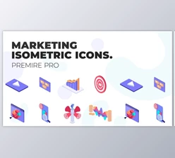 Download Marketing – MOGRT Isometric Icons (VideoHive 37500676)