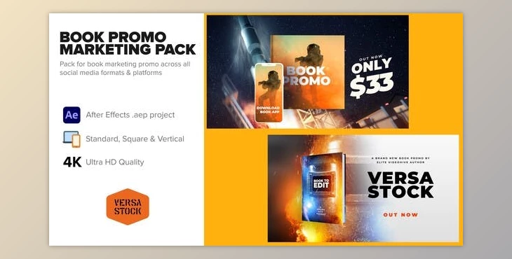 Download Book Social Media Marketing Promo Pack (Videohive 37791888) - AE Project