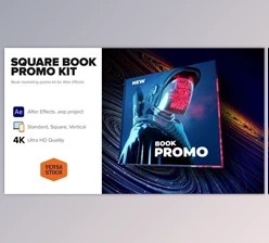Download Square Book Social Media Promo Kit (Videohive 37764167) - AE Project