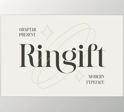 Download Ringift – A Modern Serif CreativeMarket 6295413