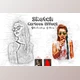 Download Sketch Cartoon Effect PS Action CreativeMarket - 7209454