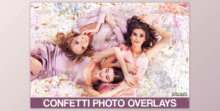 Download Confetti Overlay & Photoshop Overlay