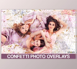 Download Confetti Overlay & Photoshop Overlay