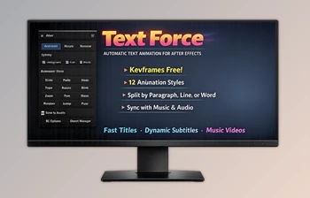 <span class='badge badge-warning'>Aescripts</span> - Download Text Force v1.9.9
