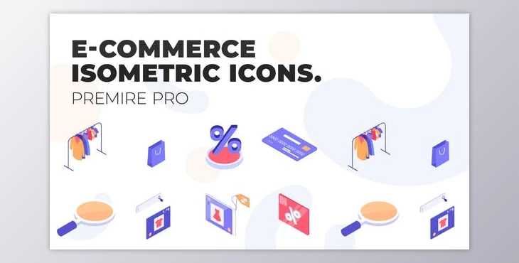 Download E-Commerce – MOGRT Isometric Icons (VideoHive 37500594)