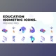 Download Education – MOGRT Isometric Icons (VideoHive 37500664)