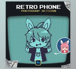 Download Retro Phone Photoshop Action