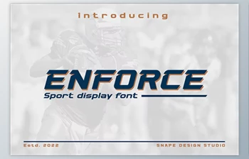 Download Enforce – Sport <span class='badge badge-warning'>Font</span>