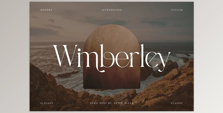 Download Wimberley – Elegant Serif Font Creativemarket 7104316