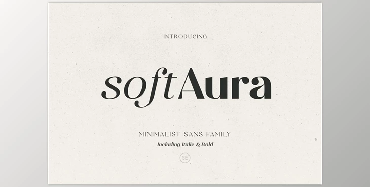 Download Soft Aura – Minimalist Sans Family