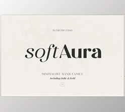 Download Soft Aura – Minimalist Sans Family