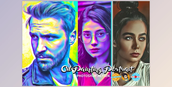 Download Oil Painting Portrait CreativeMarket - 6729539