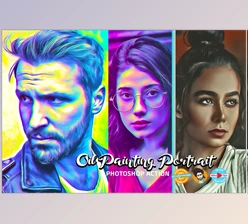Download Oil Painting Portrait CreativeMarket - 6729539