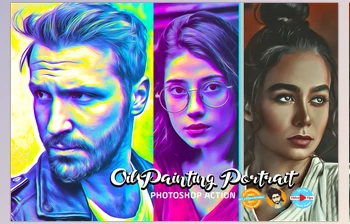 Download Oil <span class='badge badge-warning'>Painting</span> Portrait CreativeMarket - 6729539