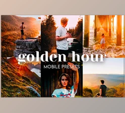 Download Golden Hour Lightroom Mobile Presets CreativeMarket - 6701949