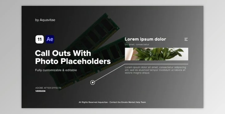 Download Call Outs With Photo Placeholders (Videohive 37875346) - AE Project