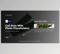 Download Call Outs With Photo Placeholders (Videohive 37875346) - AE Project