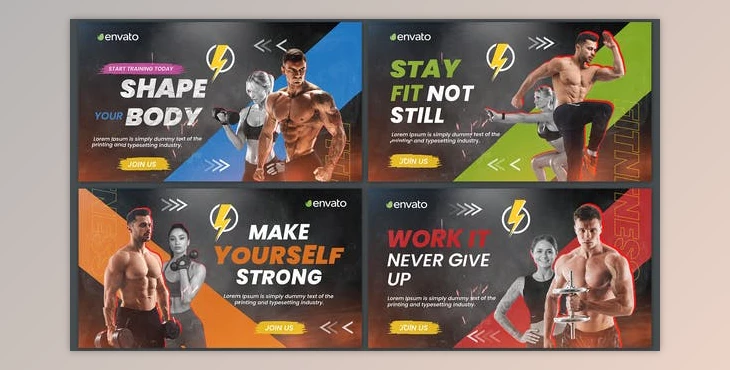 Download Fitness Opener Intro (Videohive 37914725) - AE Project